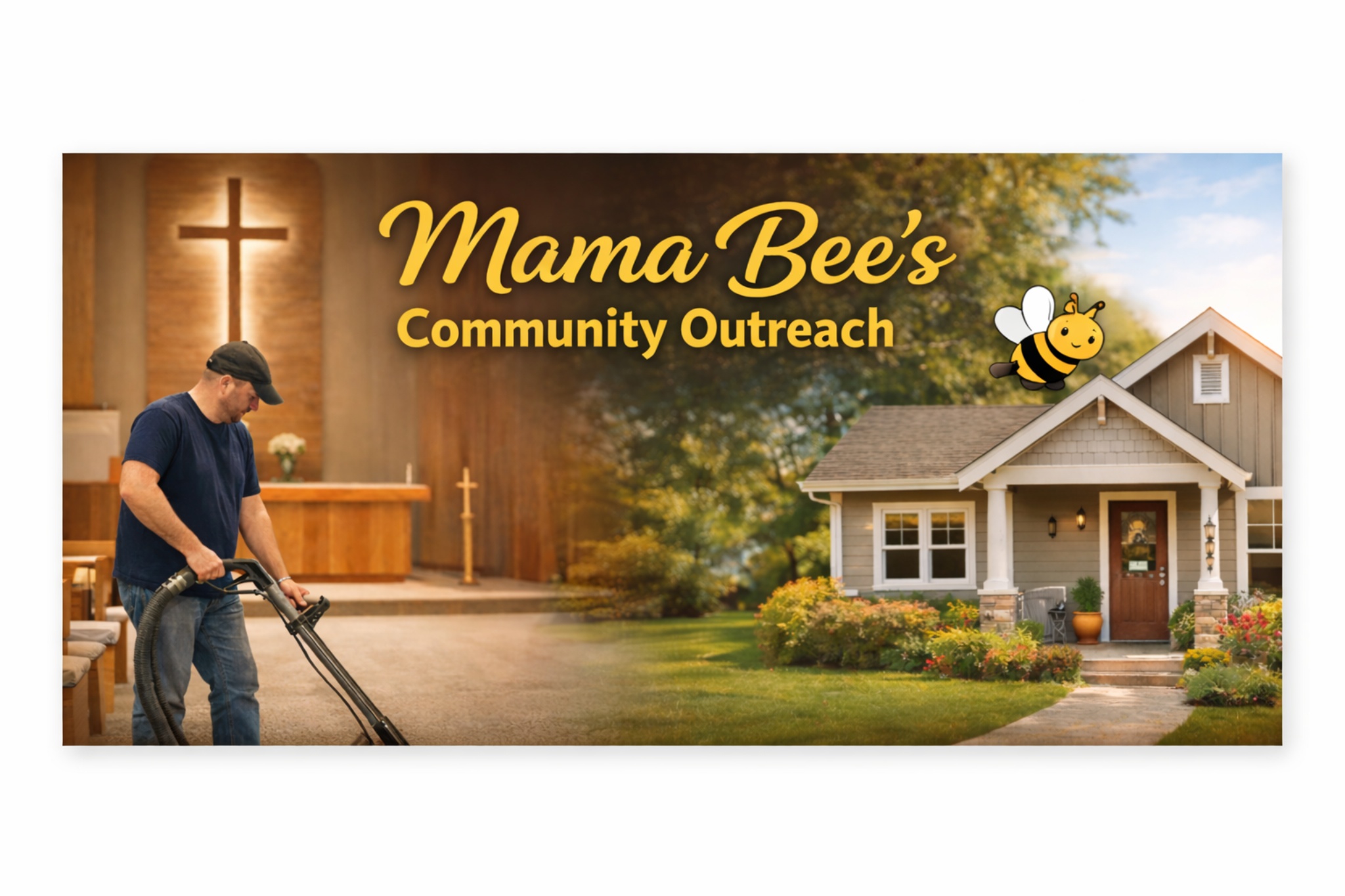 Mama Bee's Community Outreach logo style